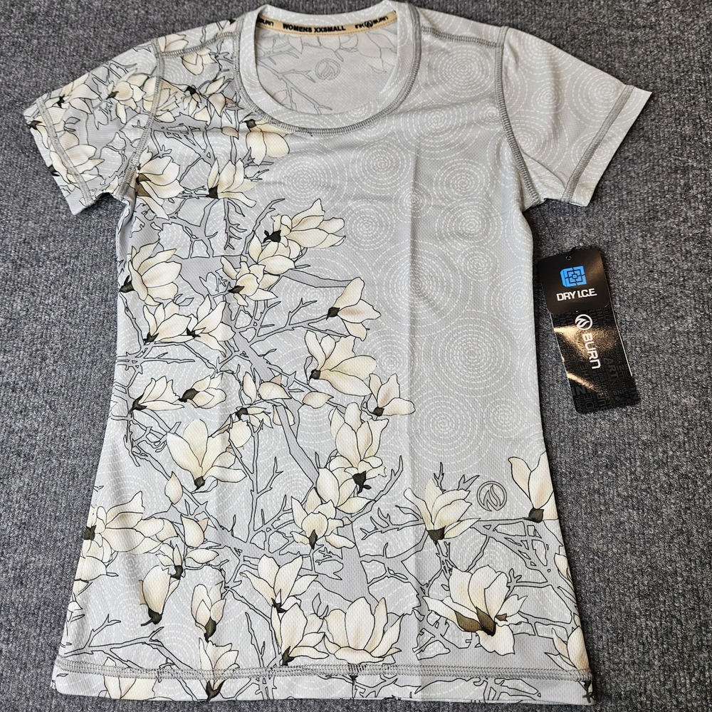Inknburn Womens Tech Tee Size XXS Magnolia Shortsleeve Quick Dry Wicking